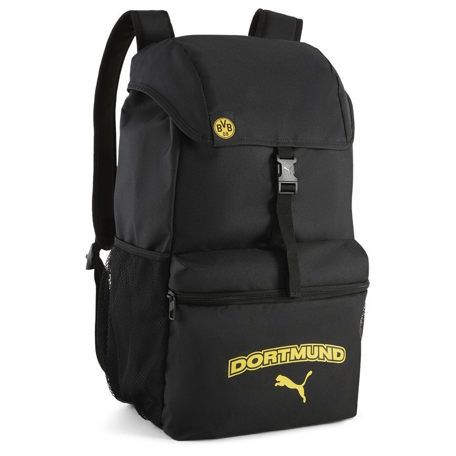 Dortmund Backpack FtblCulture - Black/Faster Yellow - Men's-SoccerKits Hub | Buy Soccer Jerseys Online